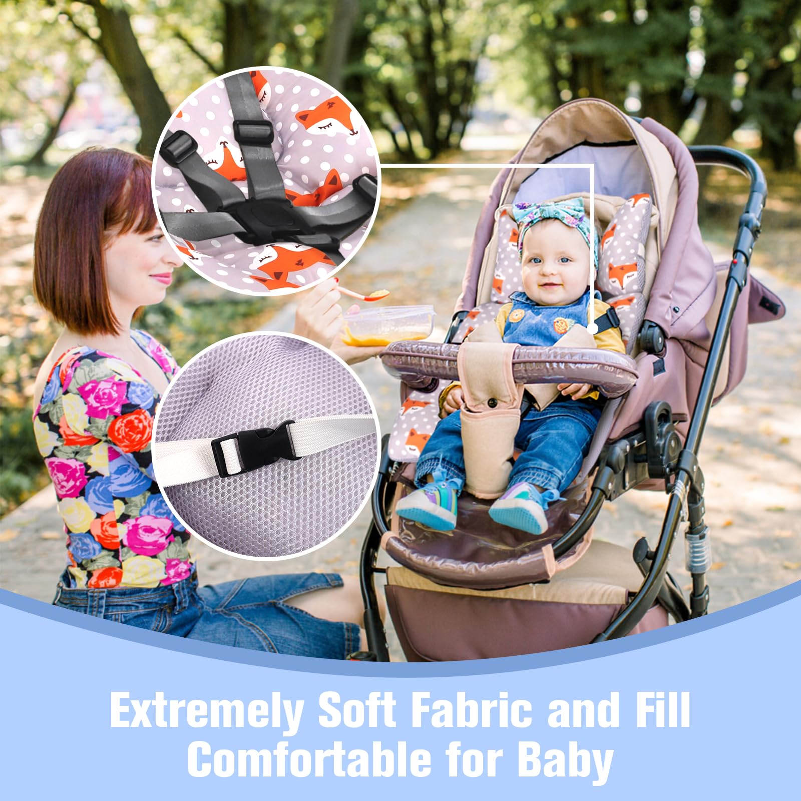 KAKIBLIN baby shower gift idea featuring practical car seat insert