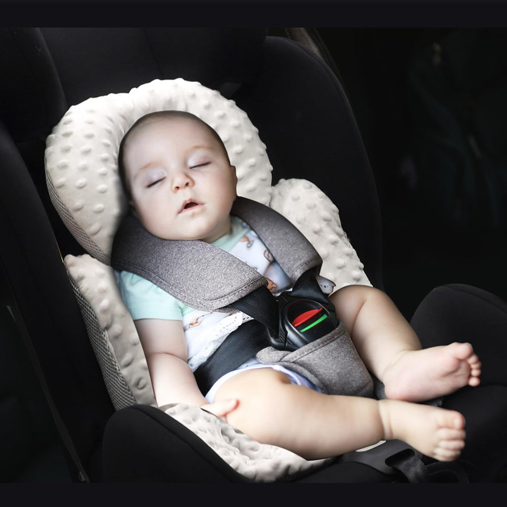 KAKIBLIN harness-compatible head and body support fits 3- and 5-point harnesses