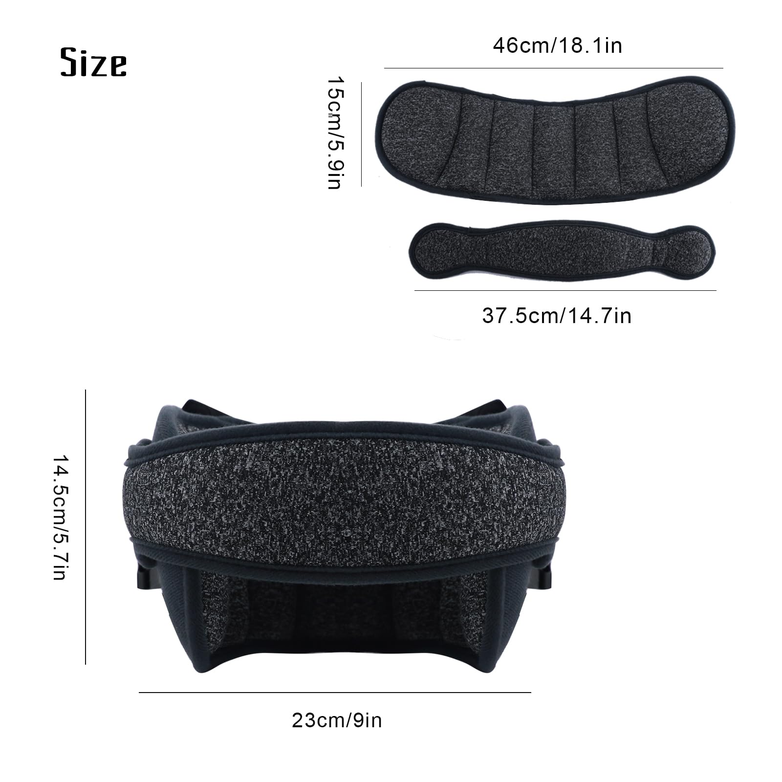 KAKIBLIN head-support-attached-to-stroller extends comfort on strolls and rides.