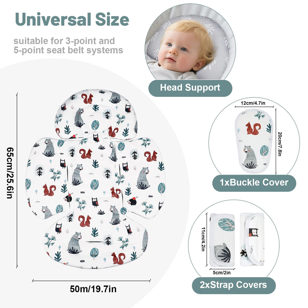 KAKIBLIN includes belt covers and buckle cover to protect against strap irritation.