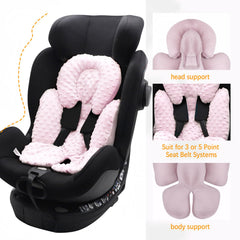 KAKIBLIN pink mesh side promotes airflow during travel for baby comfort