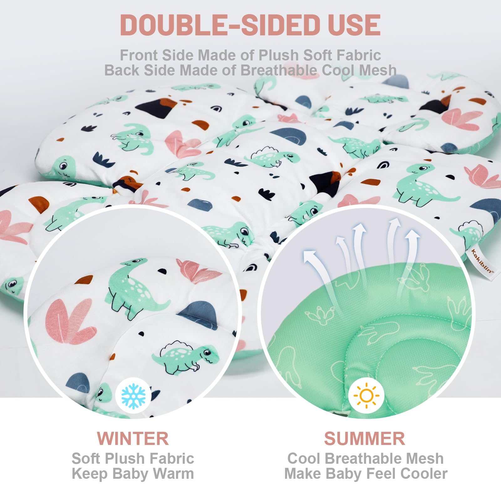 KAKIBLIN includes belt covers and buckle cover for added protection.