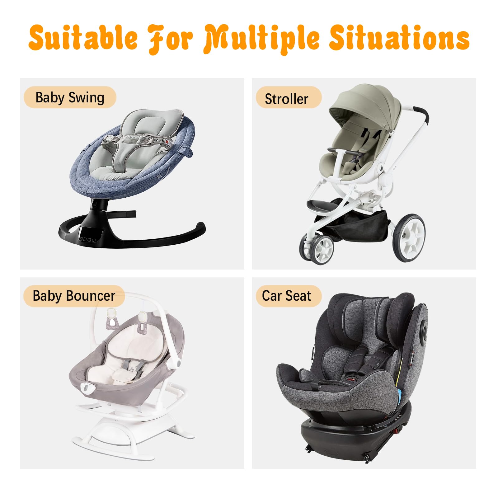 KAKIBLIN insert used in bouncer or swing shows versatile comfort