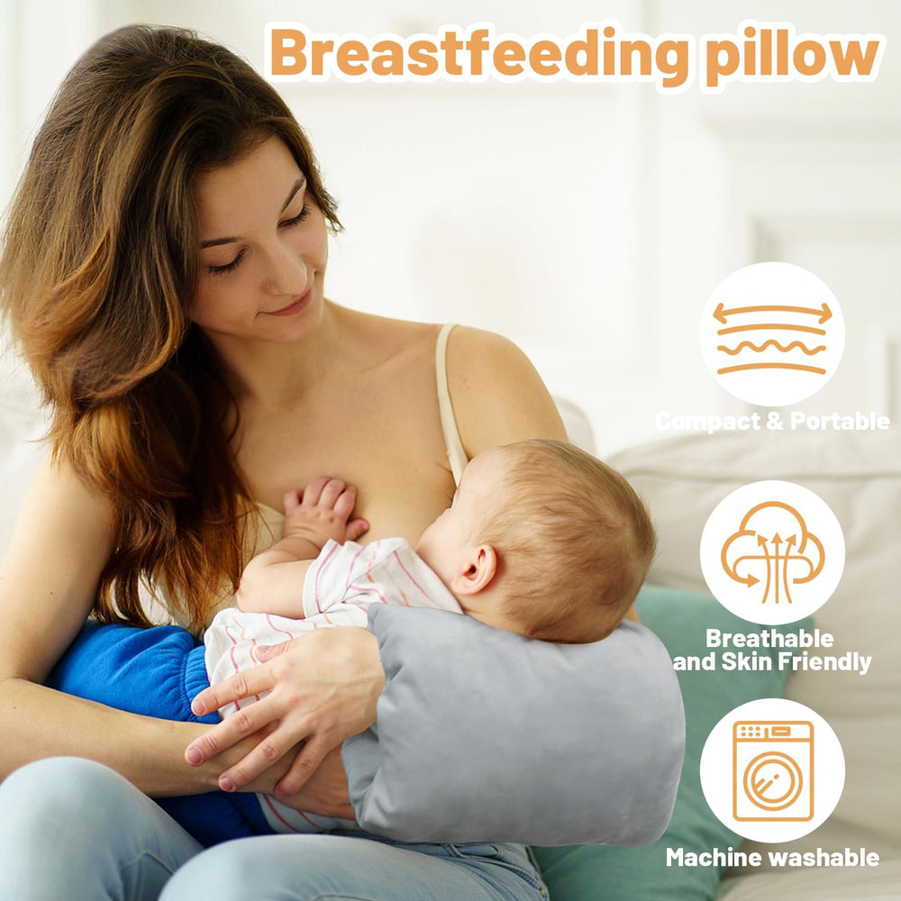 KAKIBLIN nursing arm pillow ergonomic design supports arms and back.