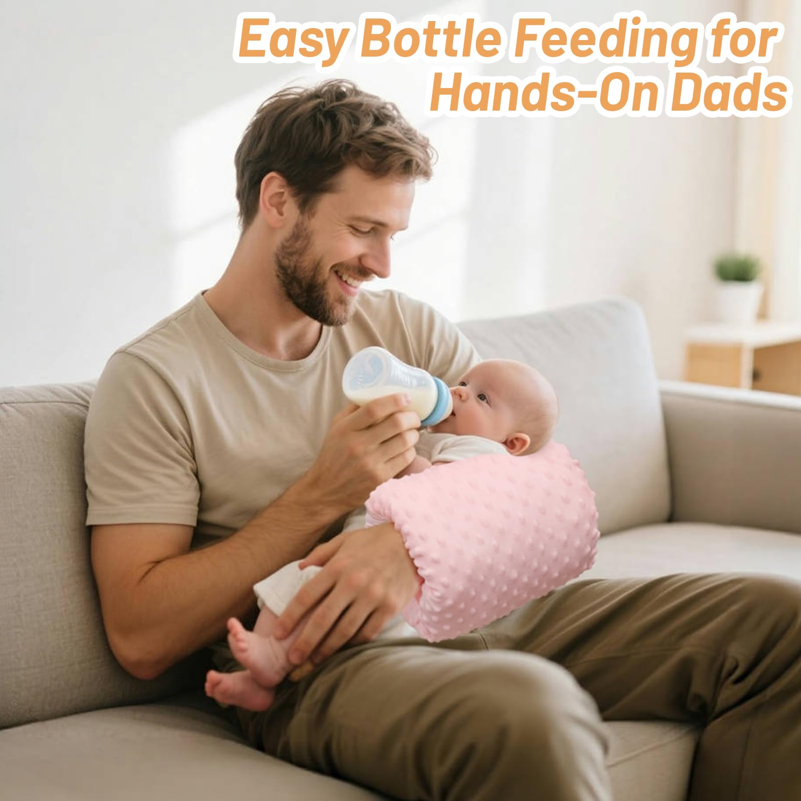 KAKIBLIN pink-baby-feeding-arm-pillow baby latch position guidance