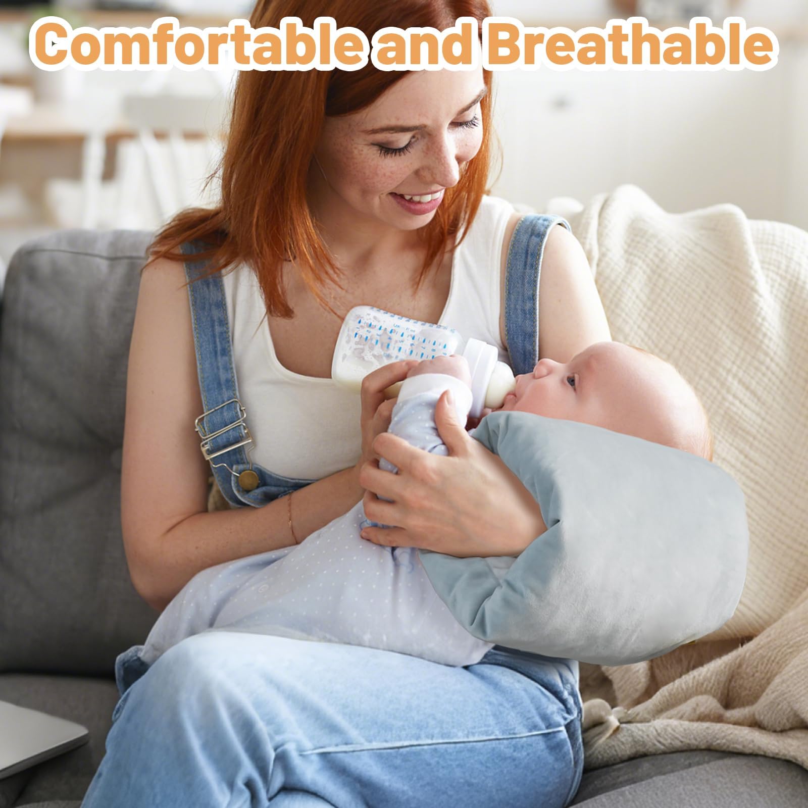 KAKIBLIN portable nursing arm pillow is travel-friendly and lightweight.