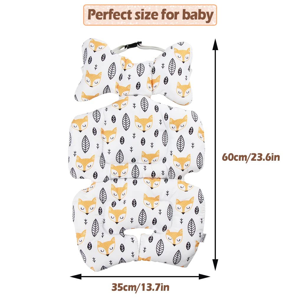 KAKIBLIN machine washable liner keeps pram hygienic between trips