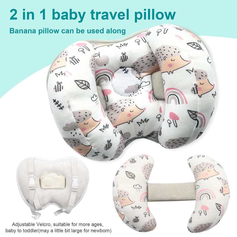 KAKIBLIN removable neck pillow enables easy stroller use and quick packing
