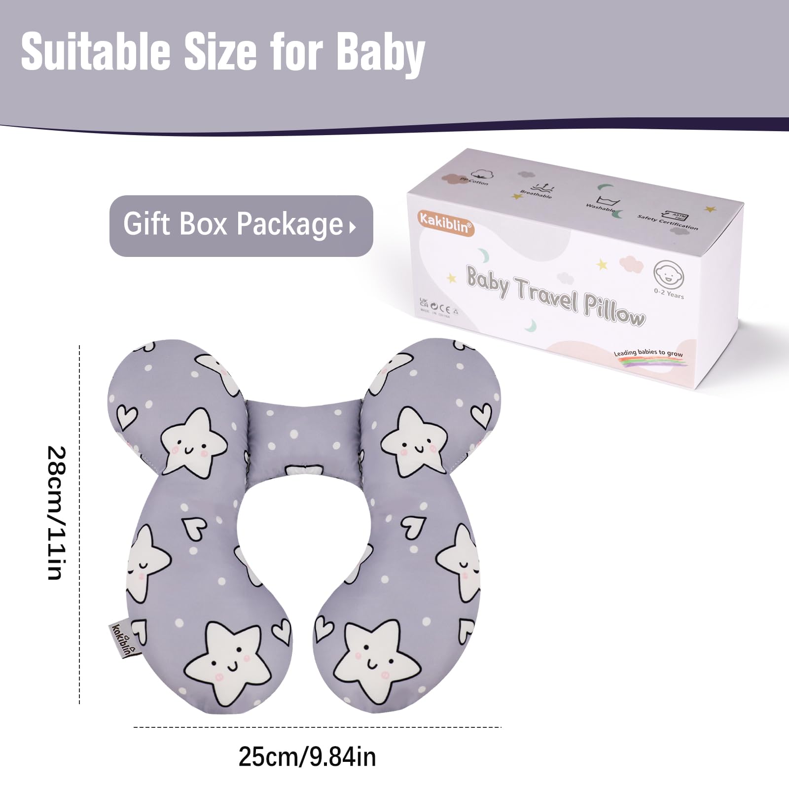 KAKIBLIN Star machine-washable tag highlights easy cleaning