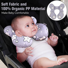 KAKIBLIN Star neck pillow head support close-up with soft fabric and padding