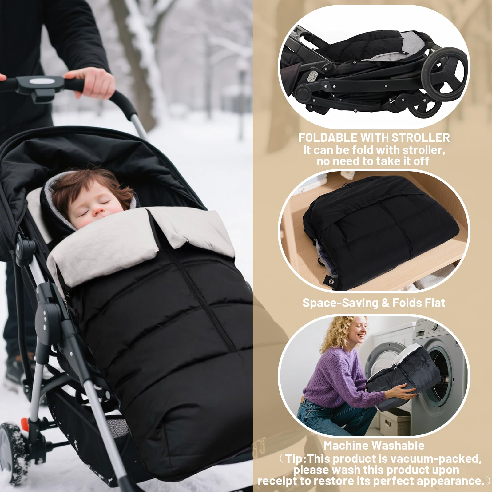 KAKIBLIN anti-slip-harness design keeps the bag securely attached.