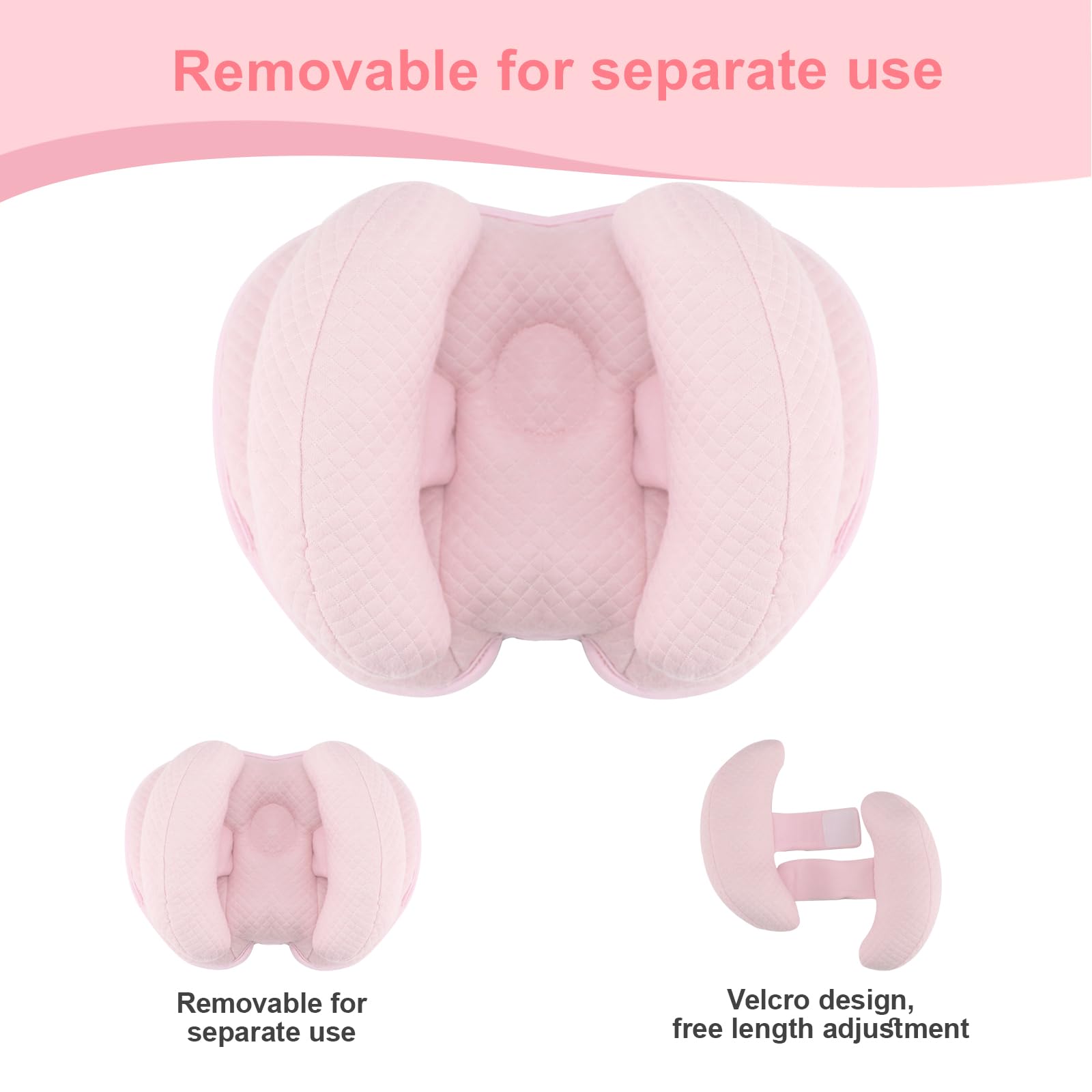 KAKIBLIN pillow design evenly distributes head pressure for steady positioning.