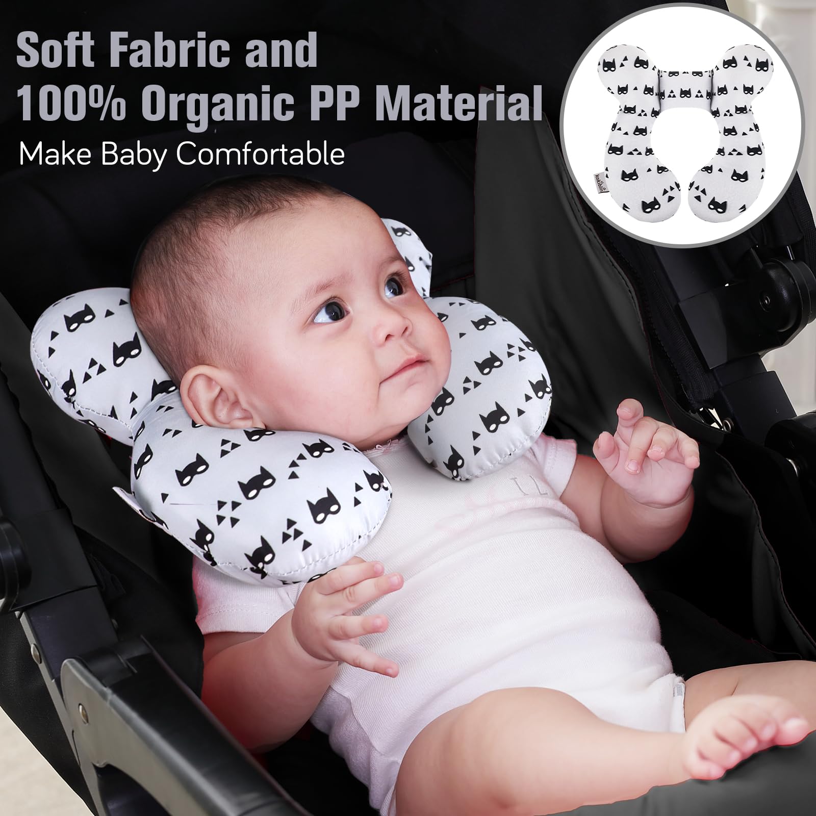 KAKIBLIN upgraded U-shape design with extra side padding.