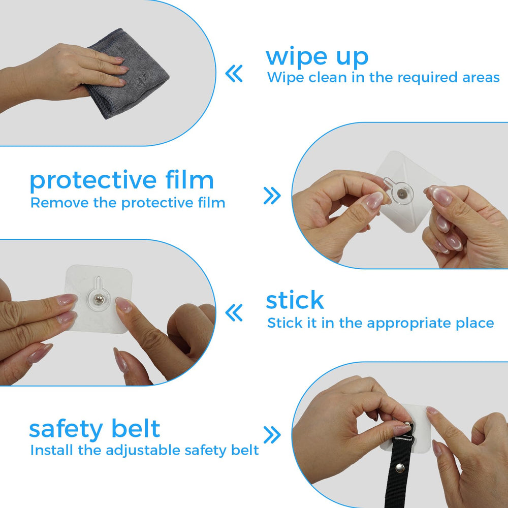 KAKUPPA complete kit includes patches and hardware for multiple mounting options.