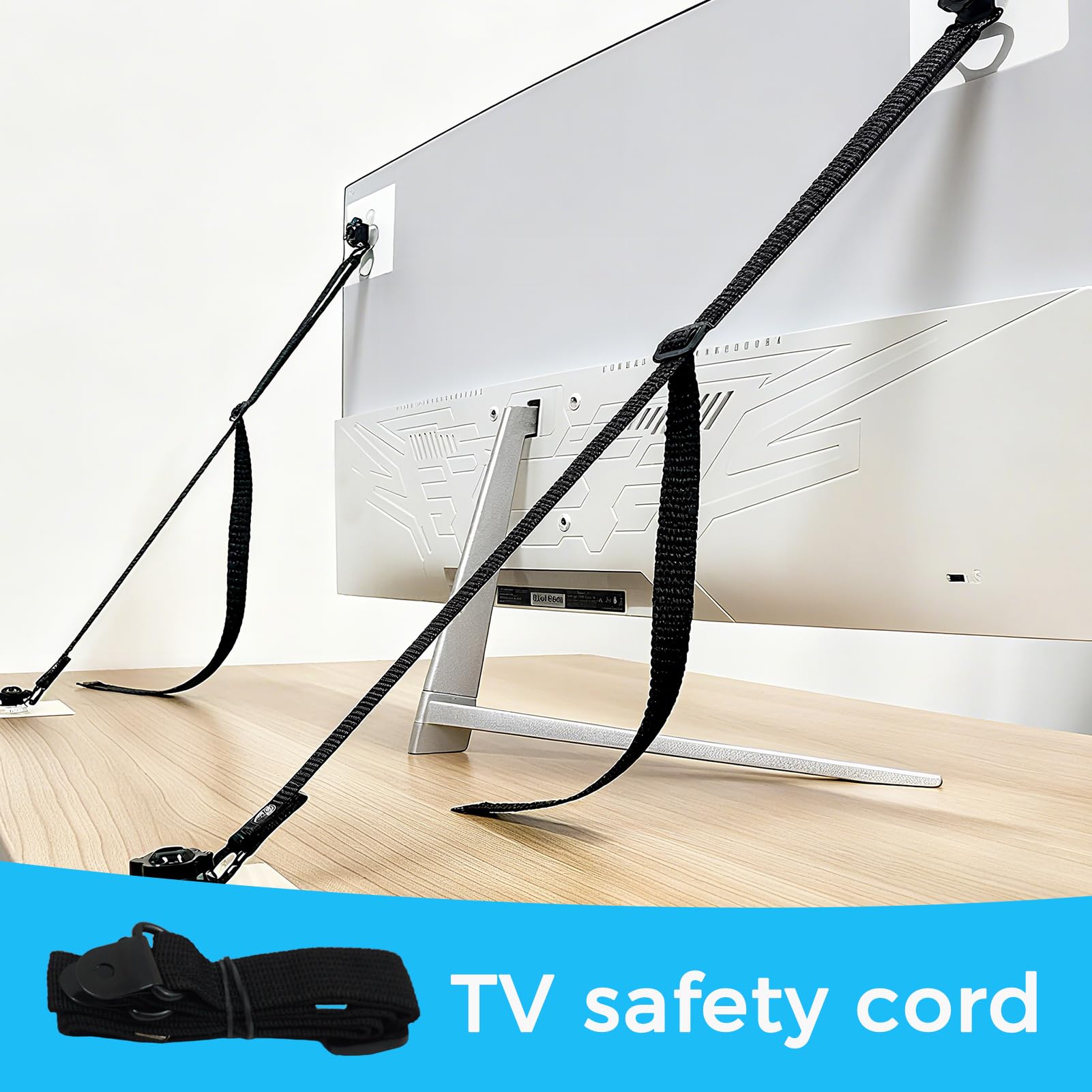 KAKUPPA no-drill adhesive tabs install quickly on clean surfaces for renter-friendly safety.