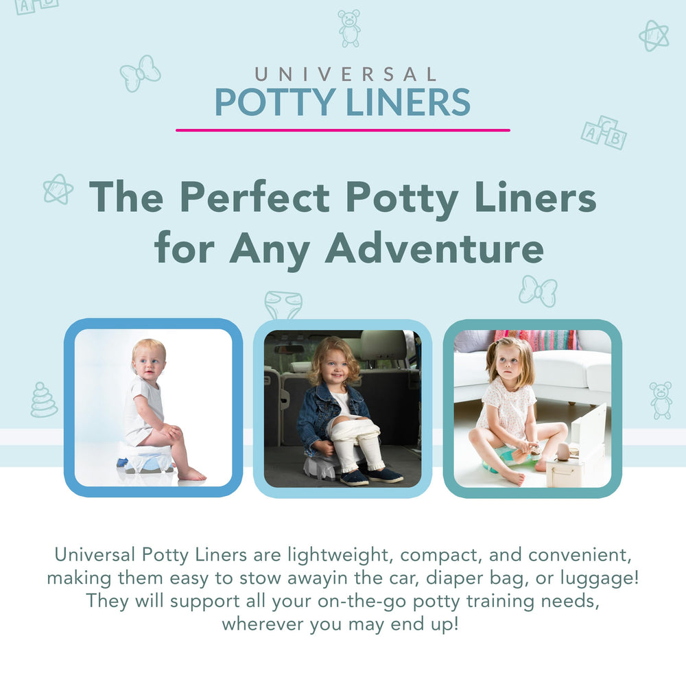 Kalencom Universal Potty Liners portable pouch highlights on-the-go convenience