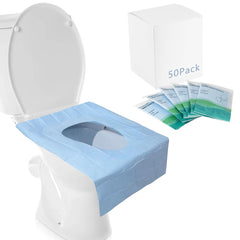 Kalkehay toilet seat cover 50-pack in packaging for on-the-go hygiene in public restrooms