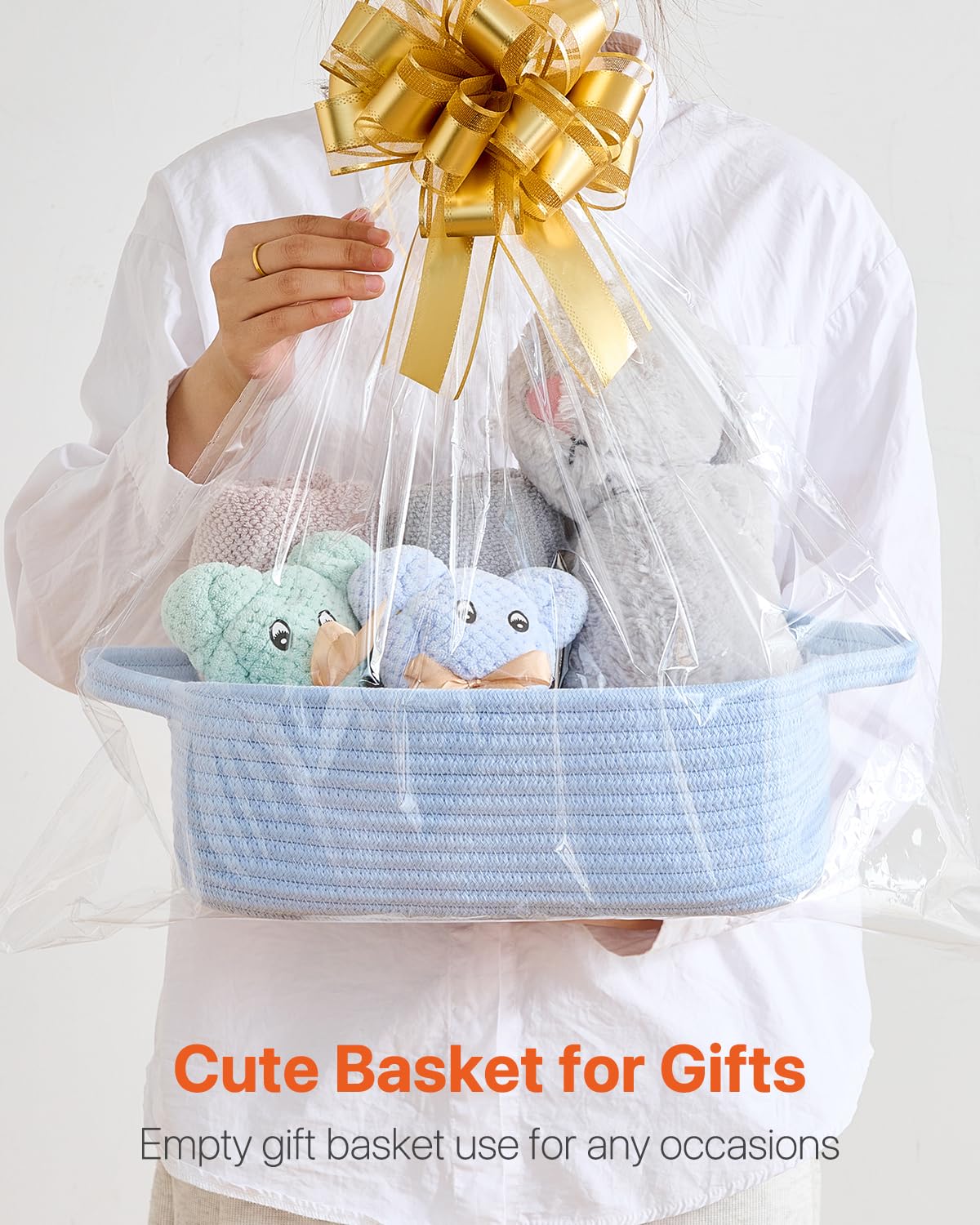KALLAX small woven basket close-up weave soft cotton rope durable hand weave