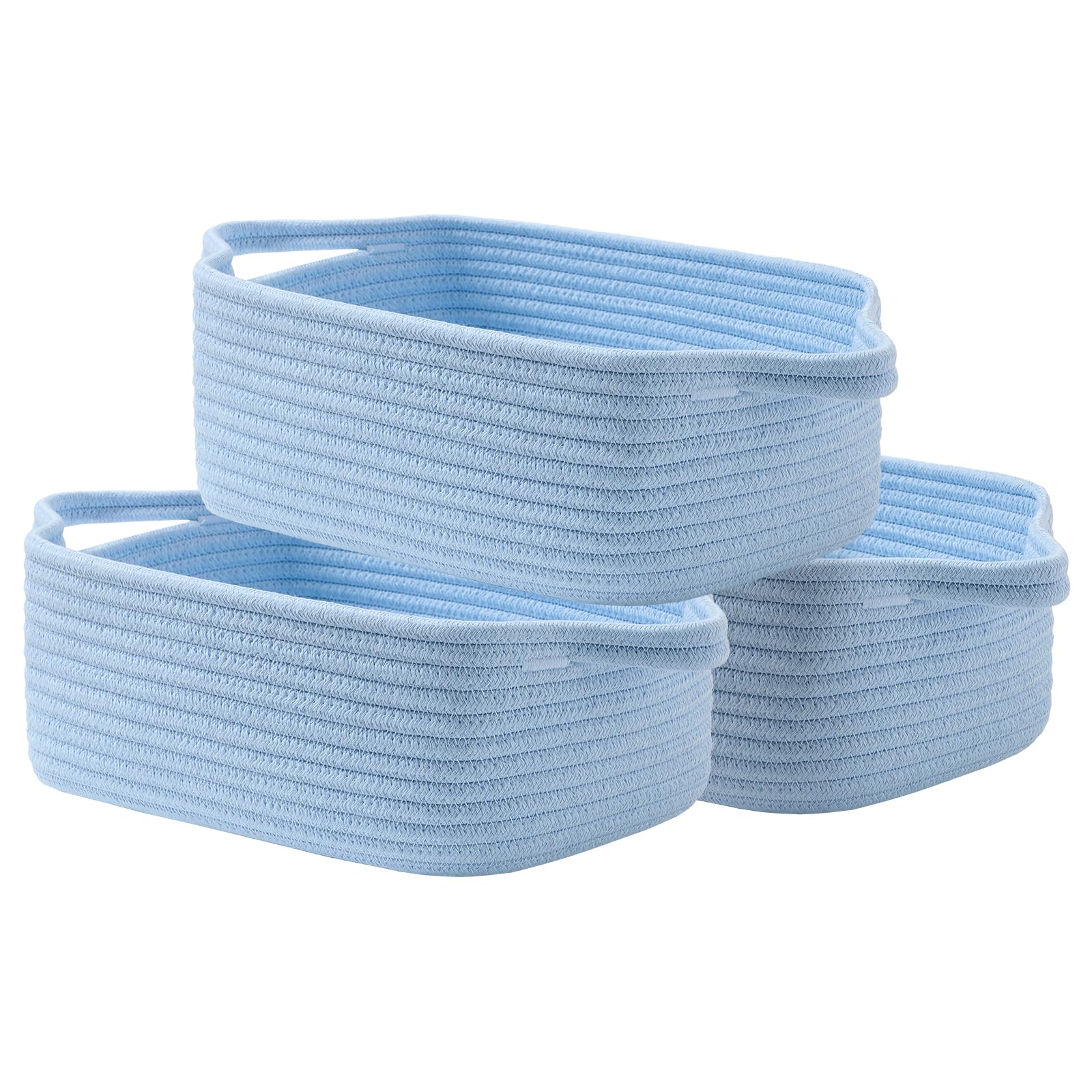 KALLAX small woven basket front view compact storage for tidy shelves