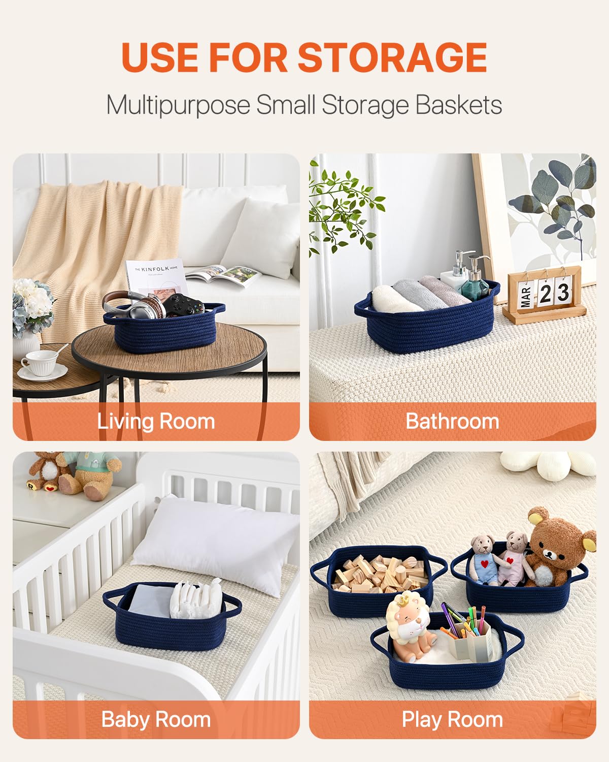 KALLAX small-woven-basket bathroom storage holds towels and toiletries