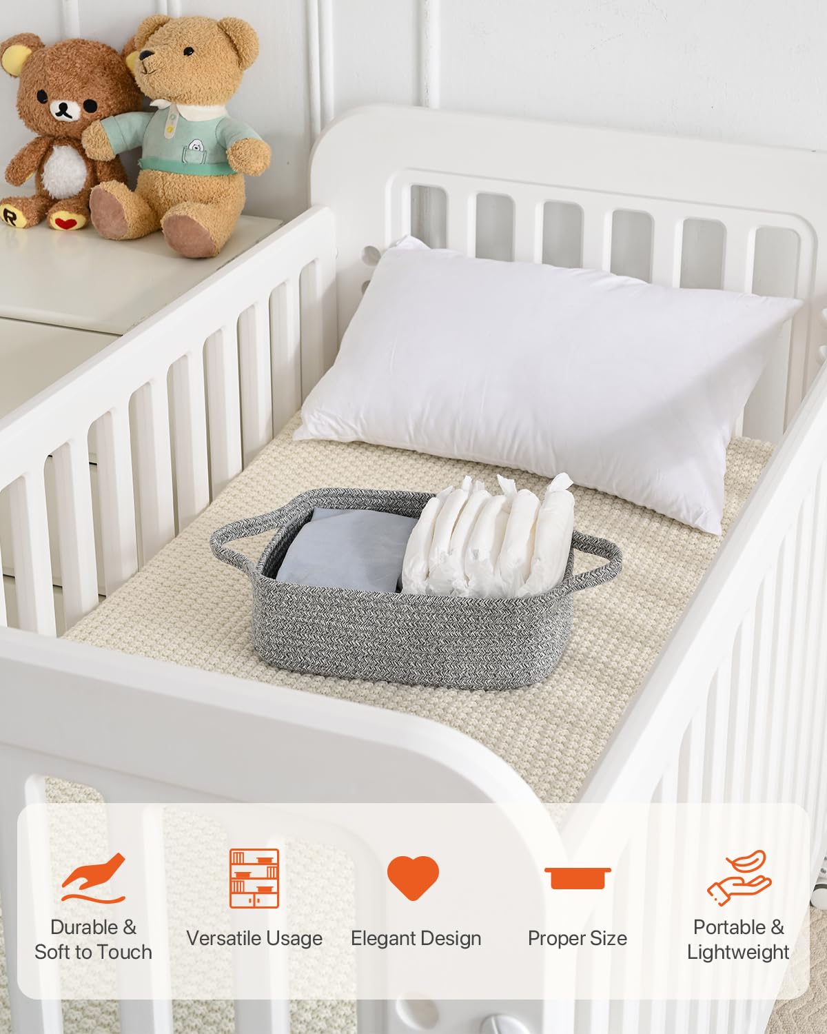 KALLAX bathroom towel basket on shelf offers quick organizing solution.