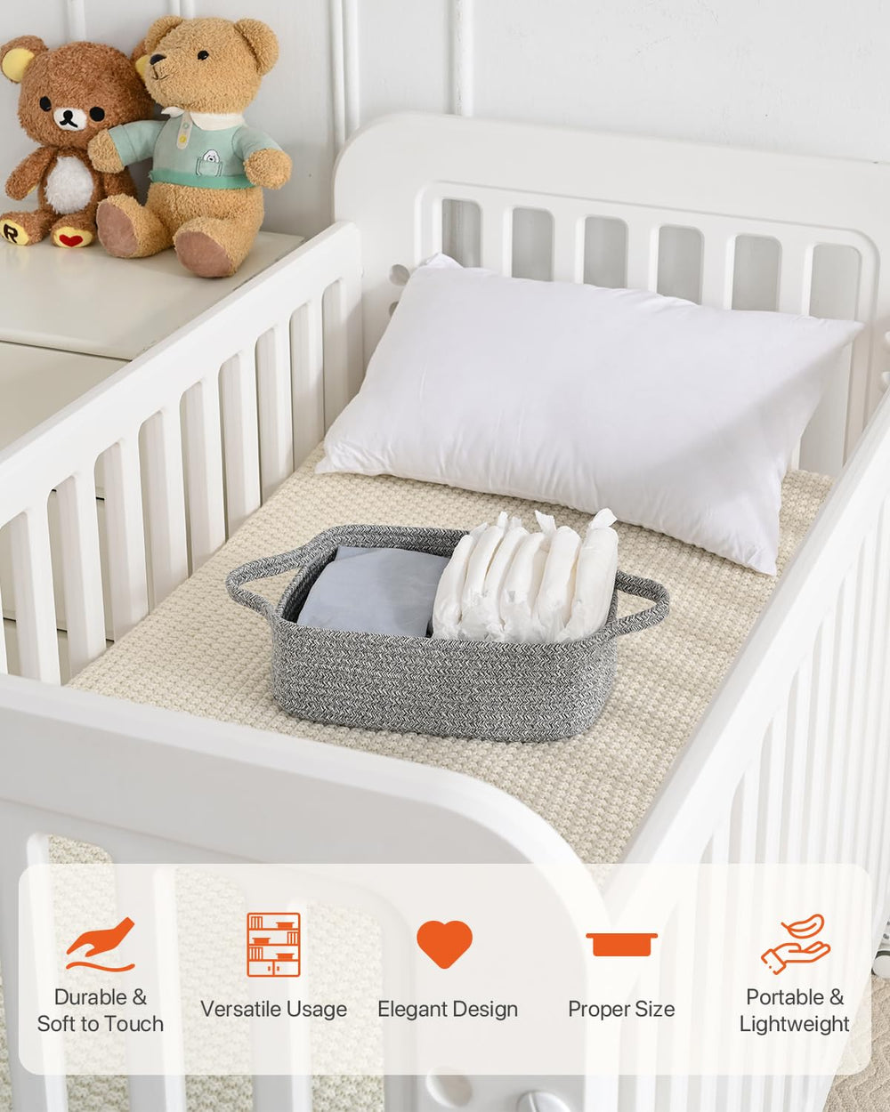 KALLAX bathroom towel basket on shelf offers quick organizing solution.