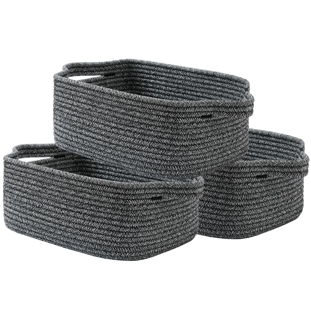 KALLAX small woven basket compact size helps keep shelves neat and maximize space