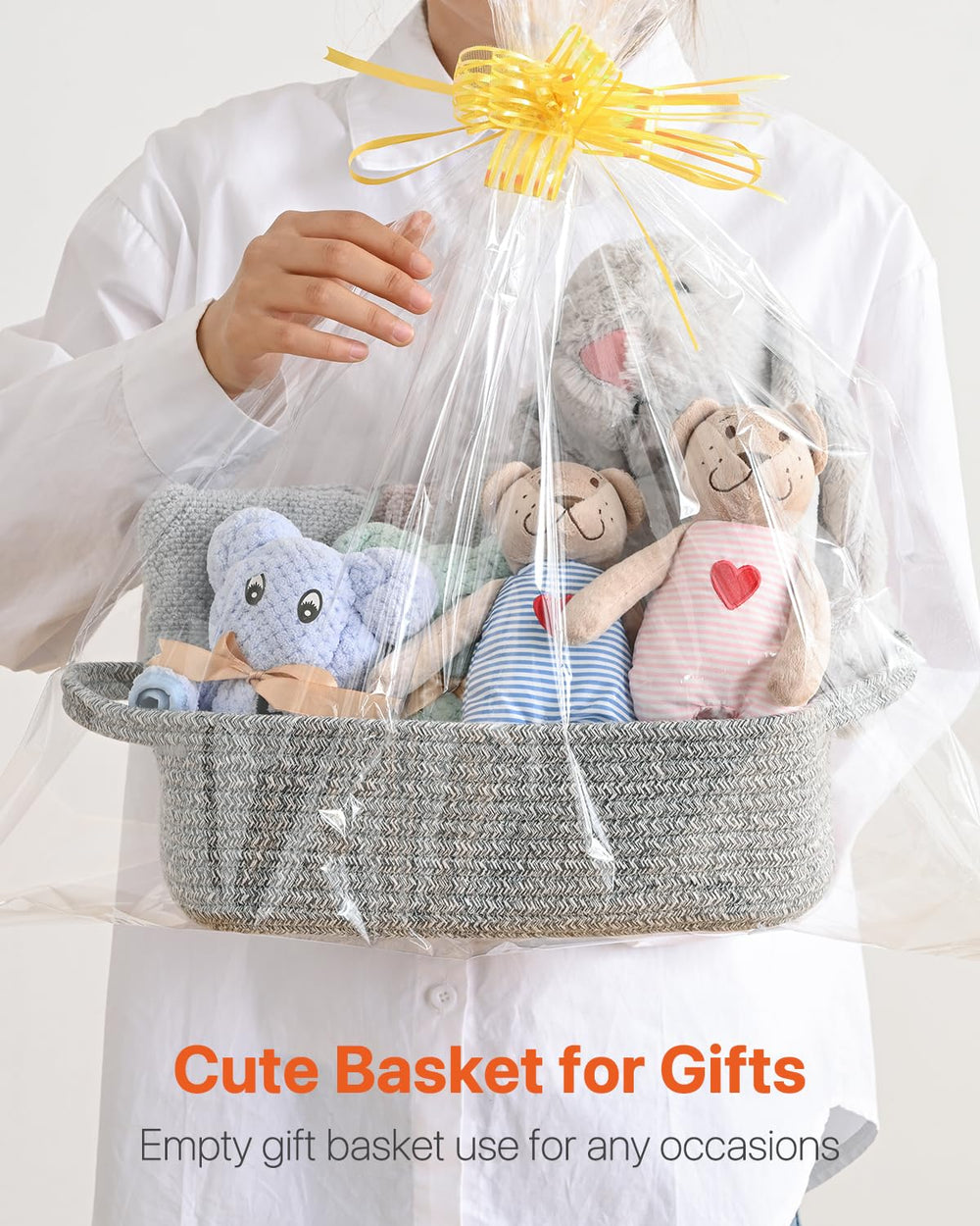 KALLAX basket in a living room setup highlights neat, accessible organization.