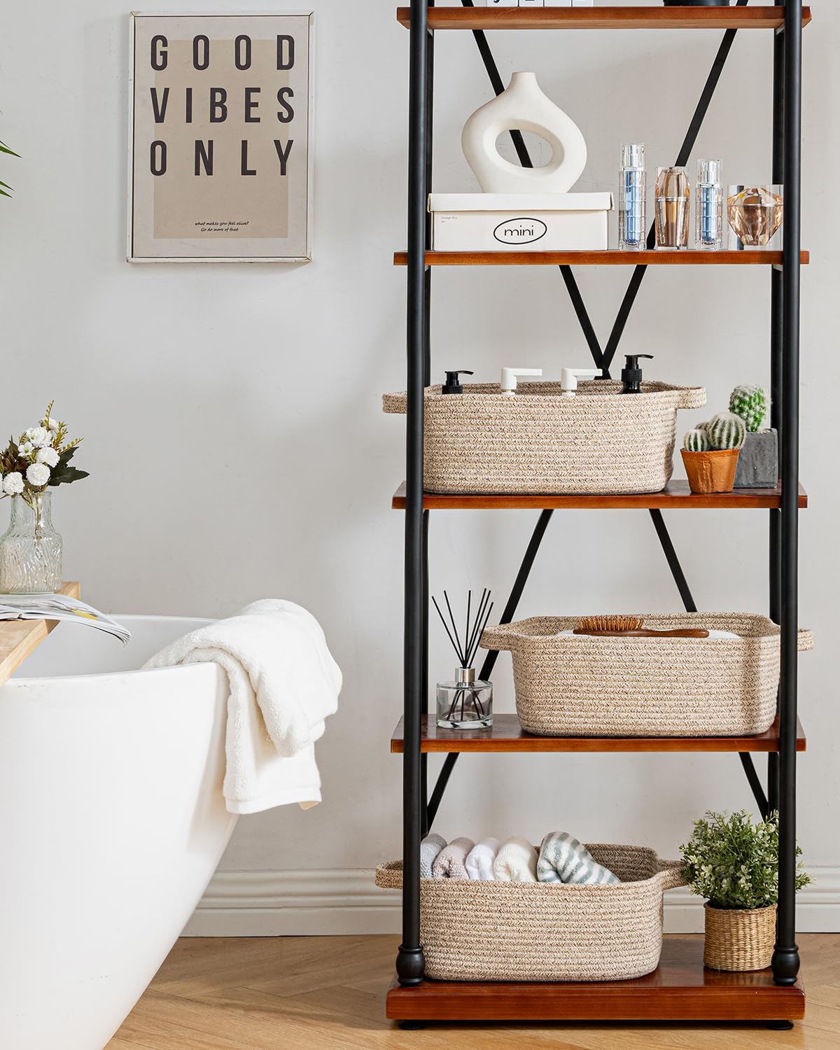 KALLAX small woven basket ships flat-packed to reduce waste and eco-friendly packaging