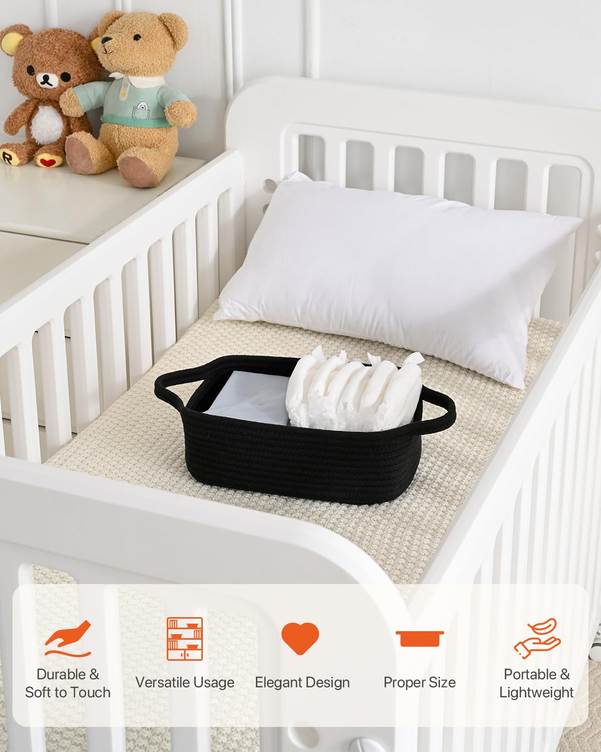 KALLAX flat-pack basket ships compact and returns to shape quickly after unpacking