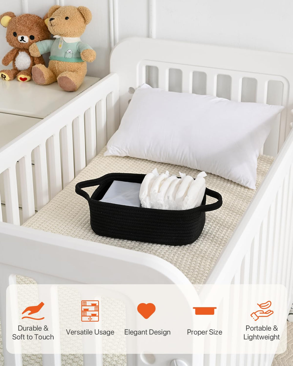 KALLAX flat-pack basket ships compact and returns to shape quickly after unpacking