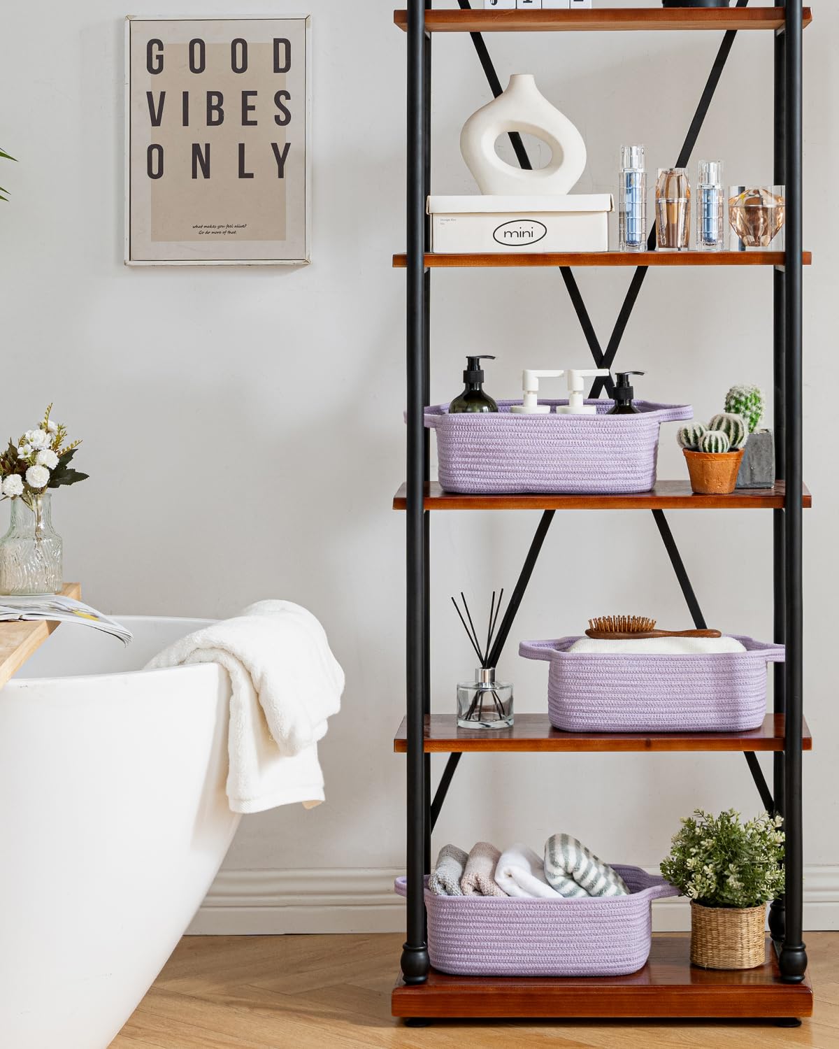 KALLAX flat-packed design reduces shipping footprint while rebounding to shape