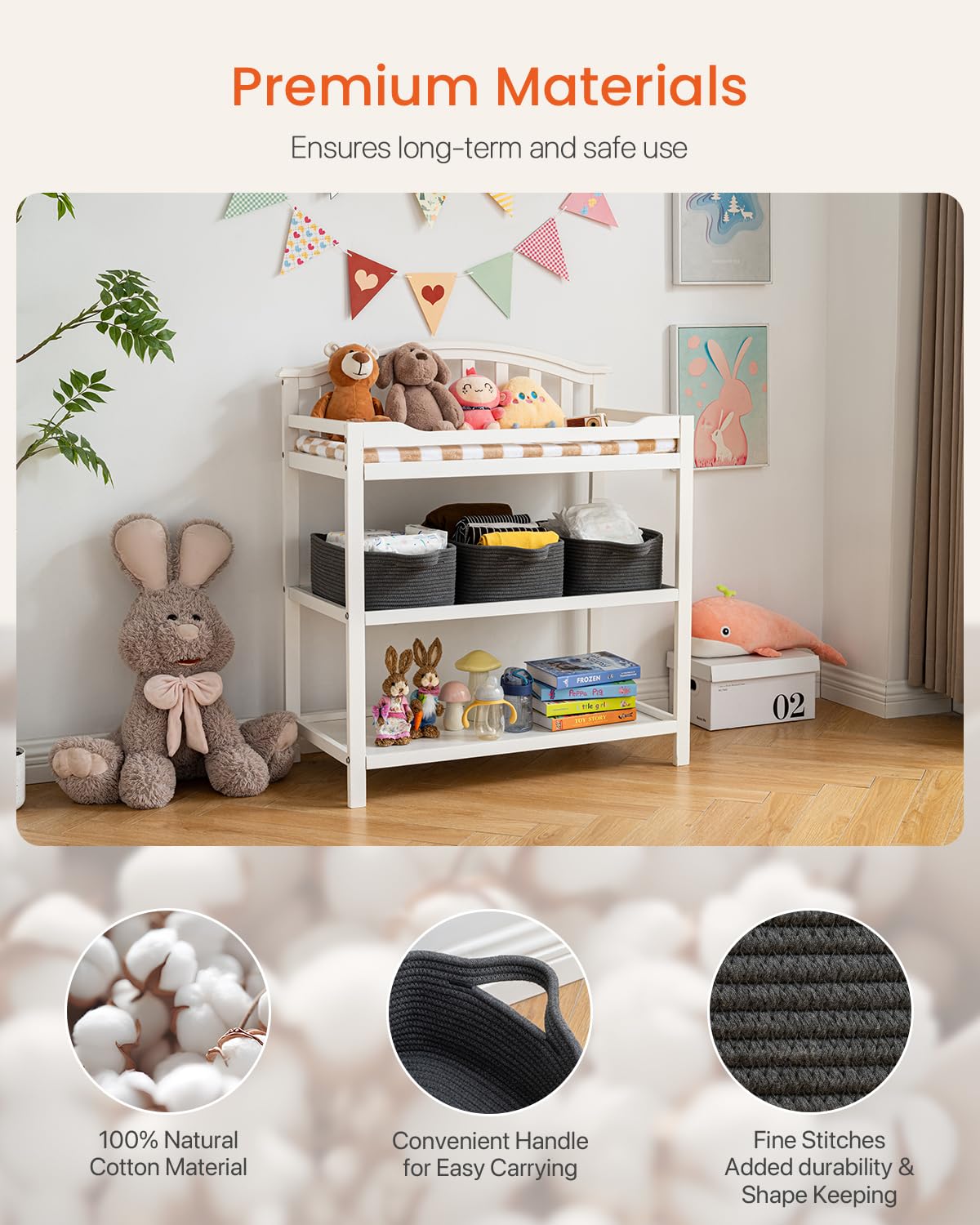 KALLAX small woven basket flat-packed shipping reduces packing volume and eco footprint.