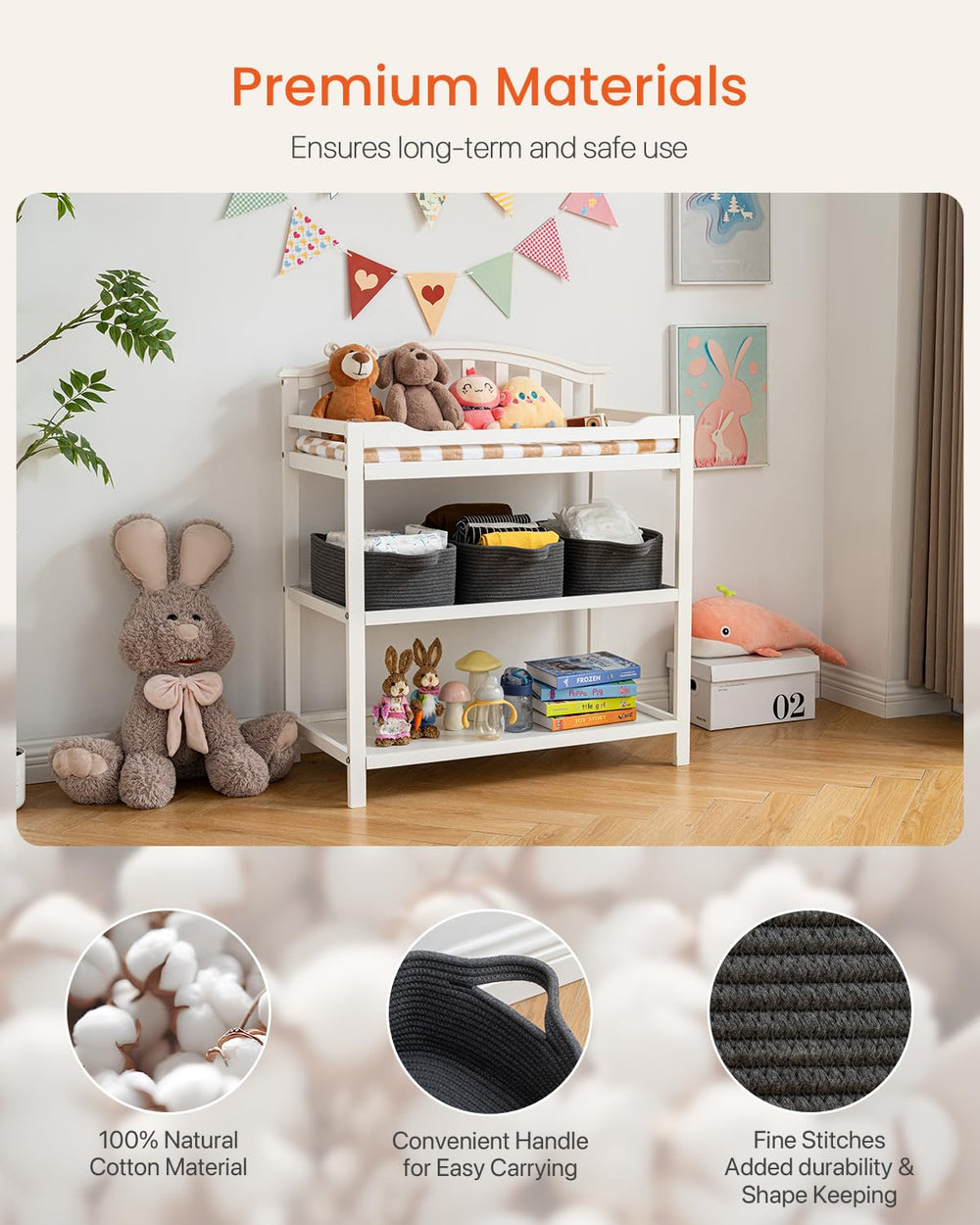 KALLAX small woven basket flat-packed shipping reduces packing volume and eco footprint.