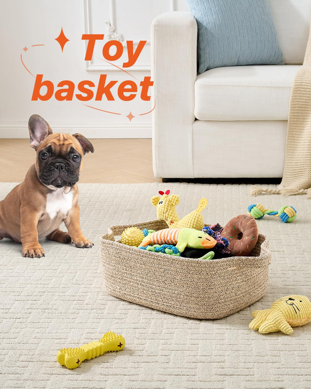 KALLAX small woven basket makes a gift-ready storage option for holidays