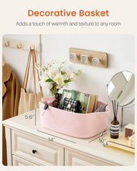 KALLAX small woven basket multi-use storage holds towels, toys, and essentials neatly.