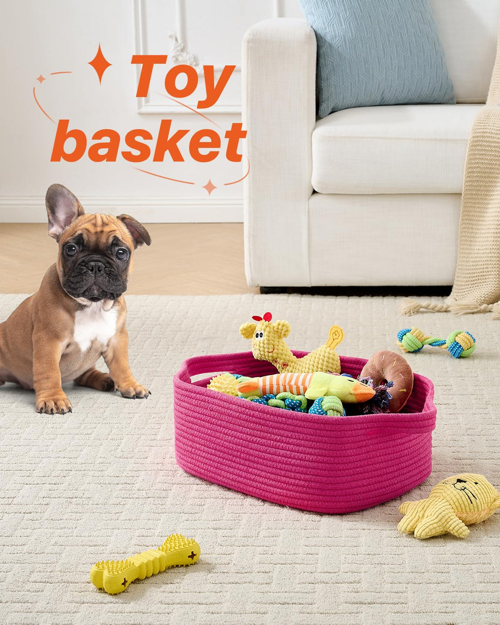 KALLAX nursery-storage basket ideal for diapers, bibs, and essentials