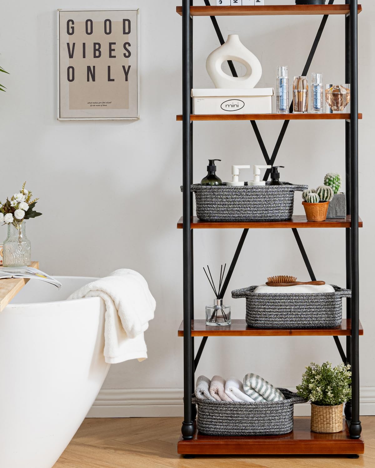 KALLAX small woven basket nursery storage for baby items