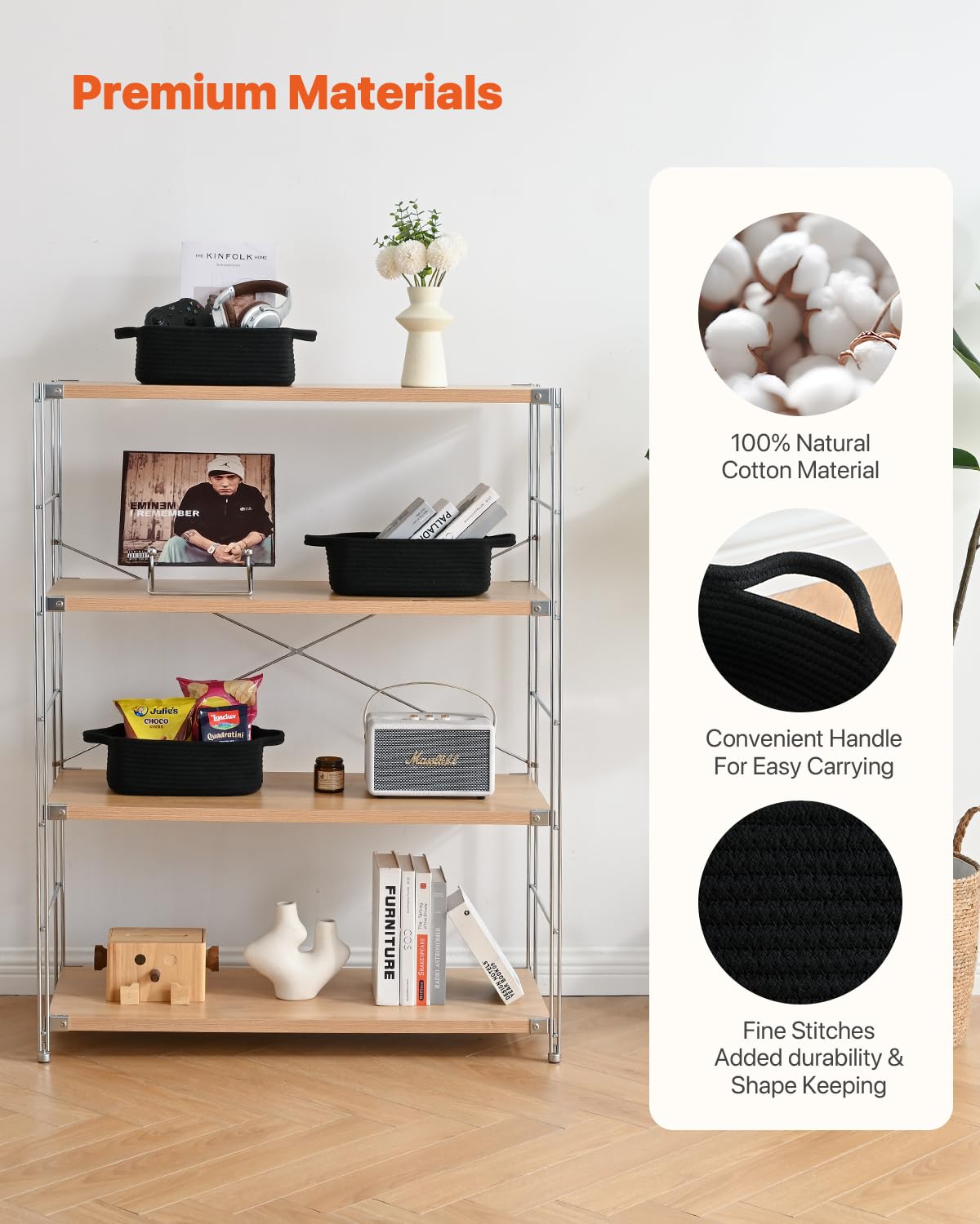 KALLAX nursery-towels basket organizes towels and changing supplies for a calm, orderly space