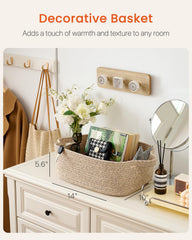 KALLAX small woven basket on shelf demonstrates space-saving organization in tight spaces