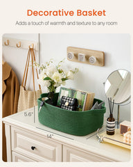 KALLAX small woven basket on shelf demonstrates space-saving versatility for small rooms.
