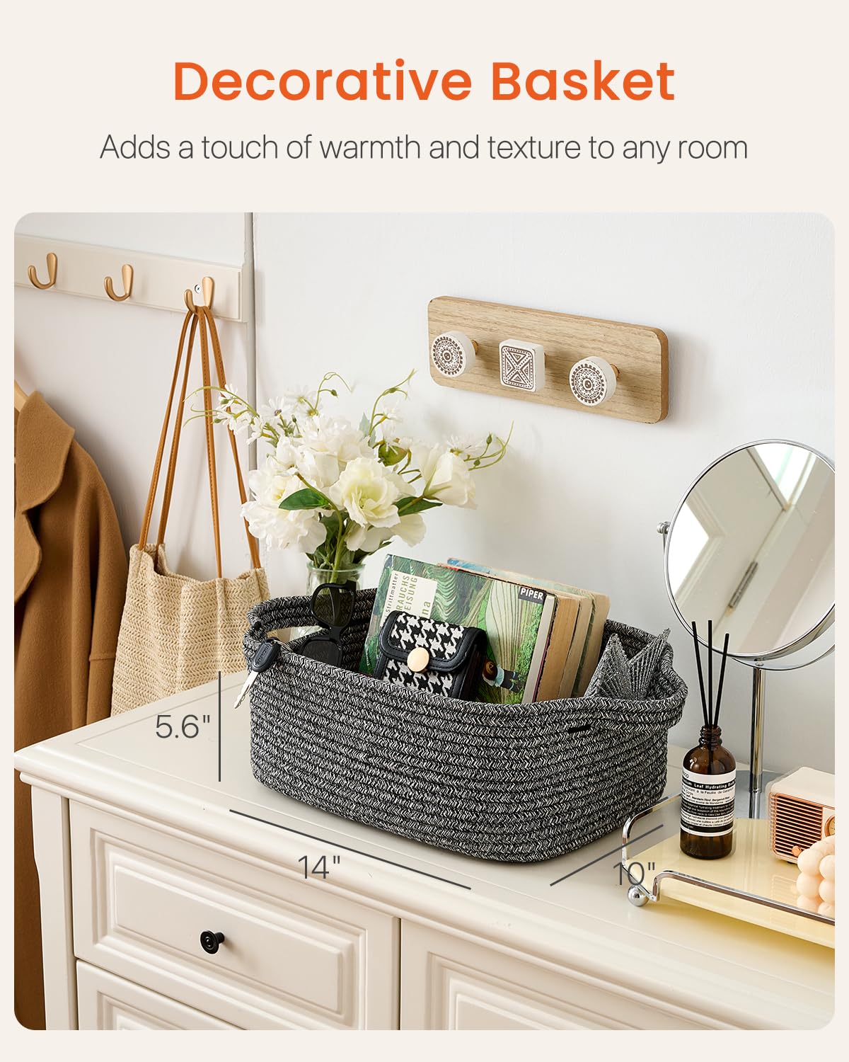 KALLAX set of 3 baskets organized for small-item categorization and tidier spaces