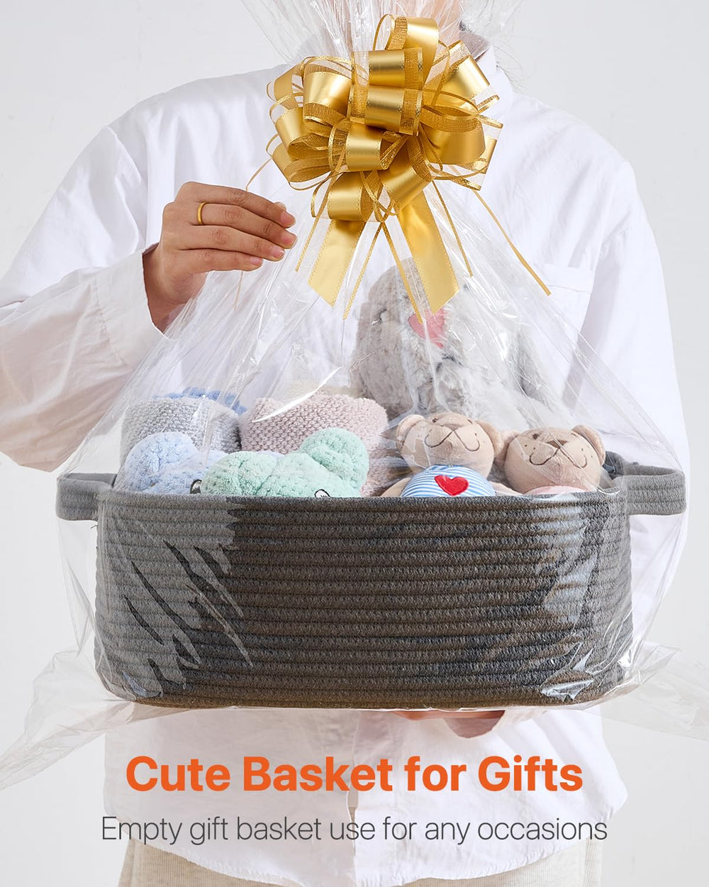 KALLAX small woven basket soft-durable material provides gentle, safe storage in any room.