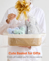 KALLAX small woven basket towels-organizer ideal for bathroom or linen closet.