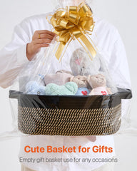 KALLAX small woven basket toy storage keeps playrooms organized and clutter-free