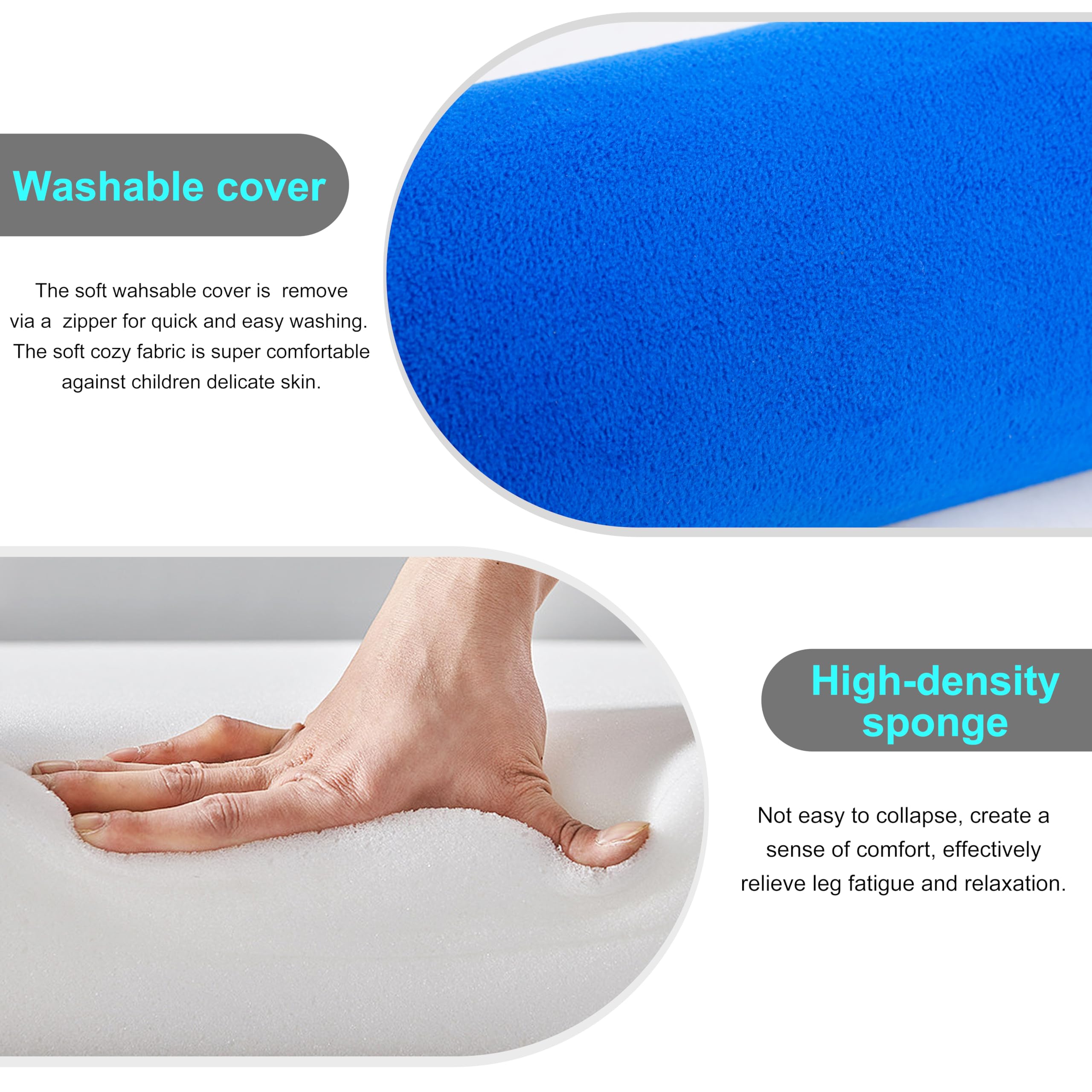 Kalnweis car seat foot rest plush cover adds cozy texture to kids' car trips.