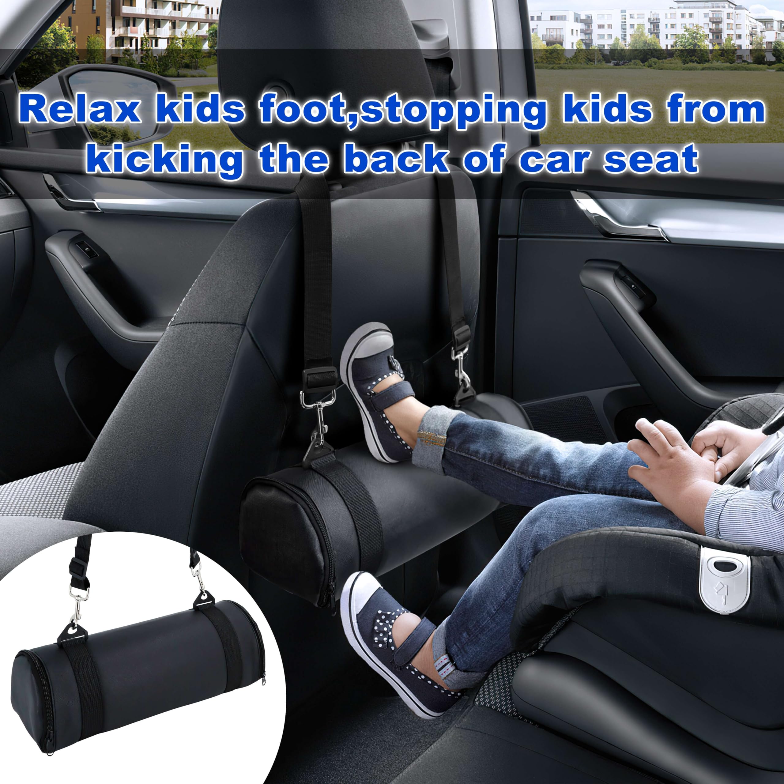 Kalnweis foot-rest shows removable inner core for easy cleaning