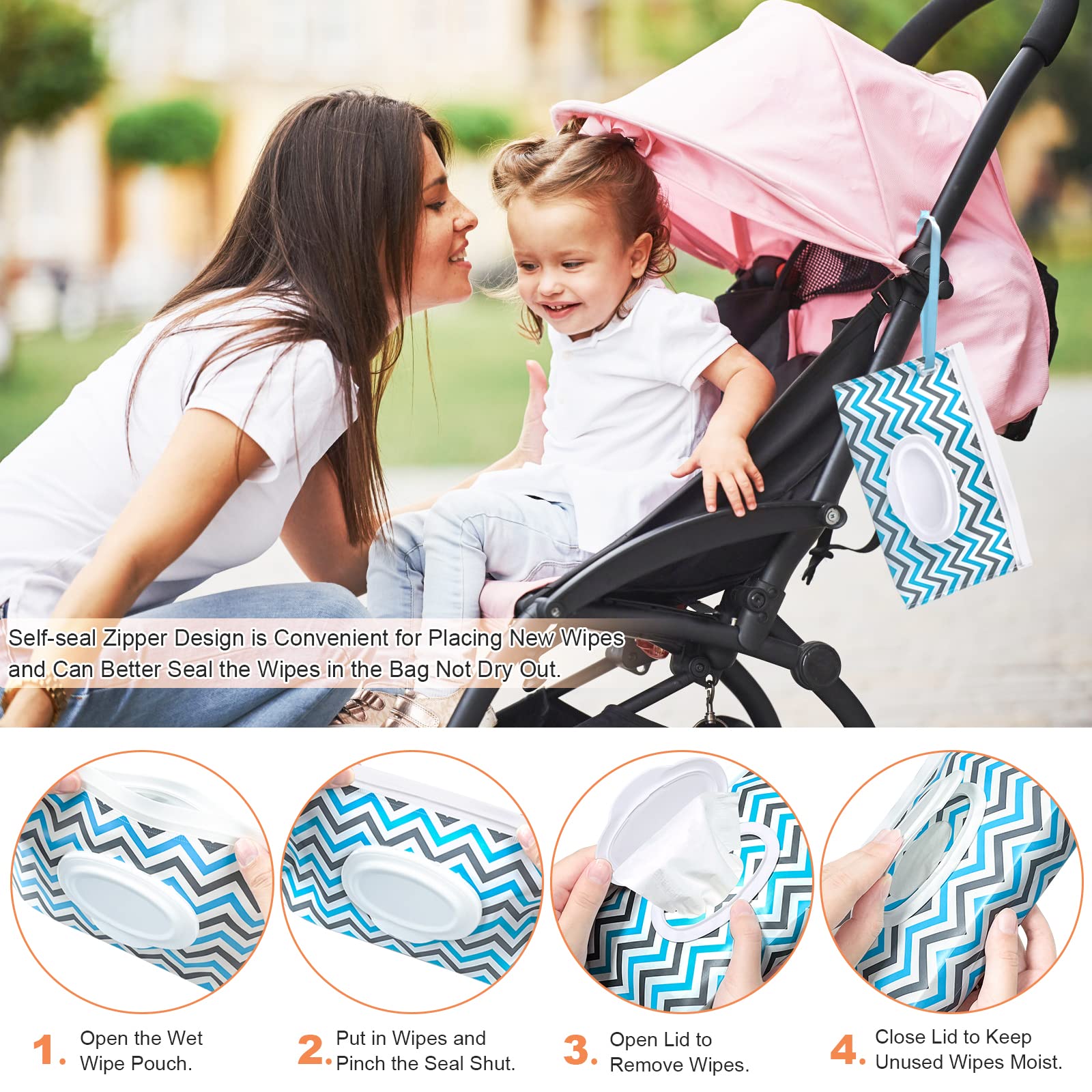 KALYLOC dustproof lid keeps wipes fresh and dust-free