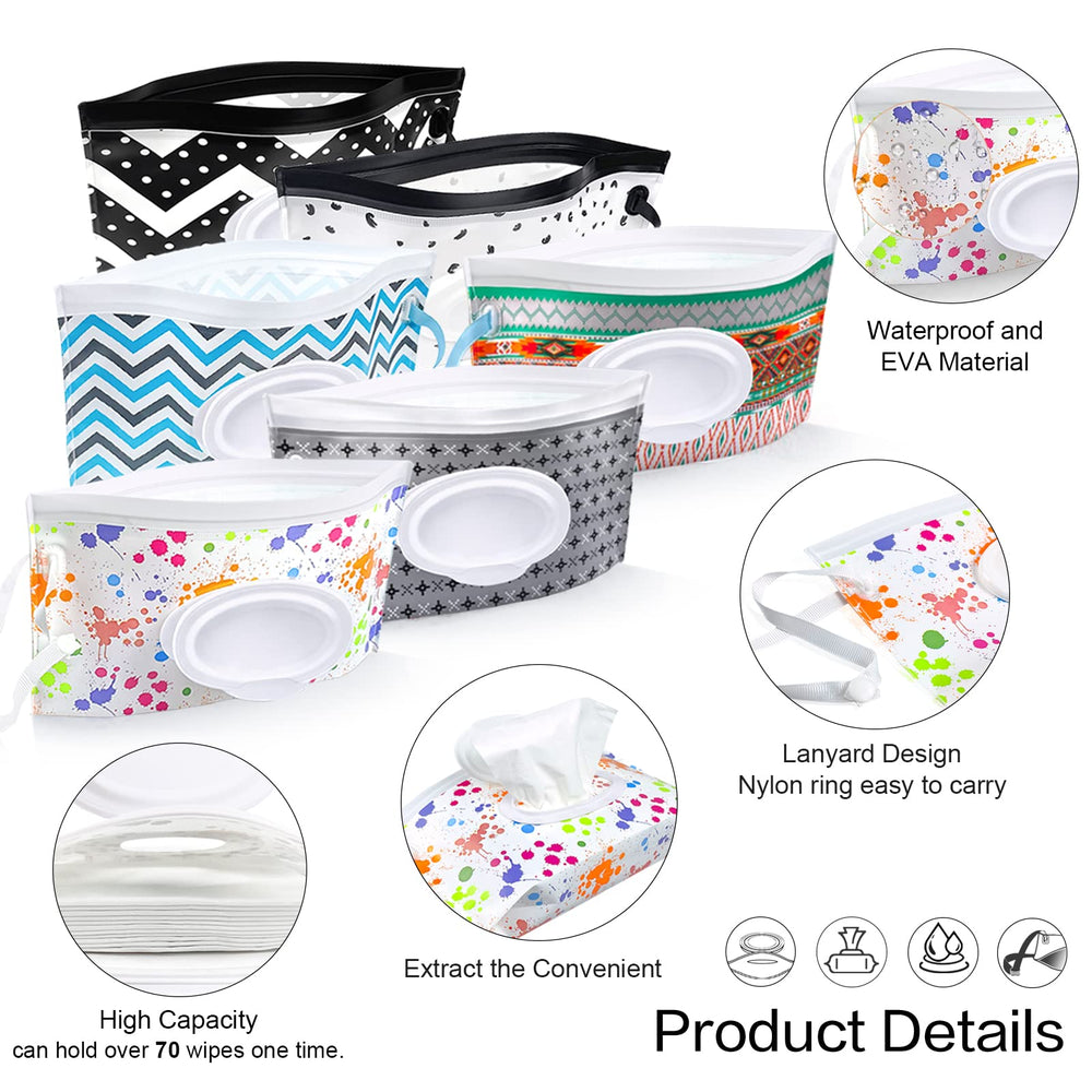 KALYLOC wipe pouch clamshell opens easily for one-wipe access