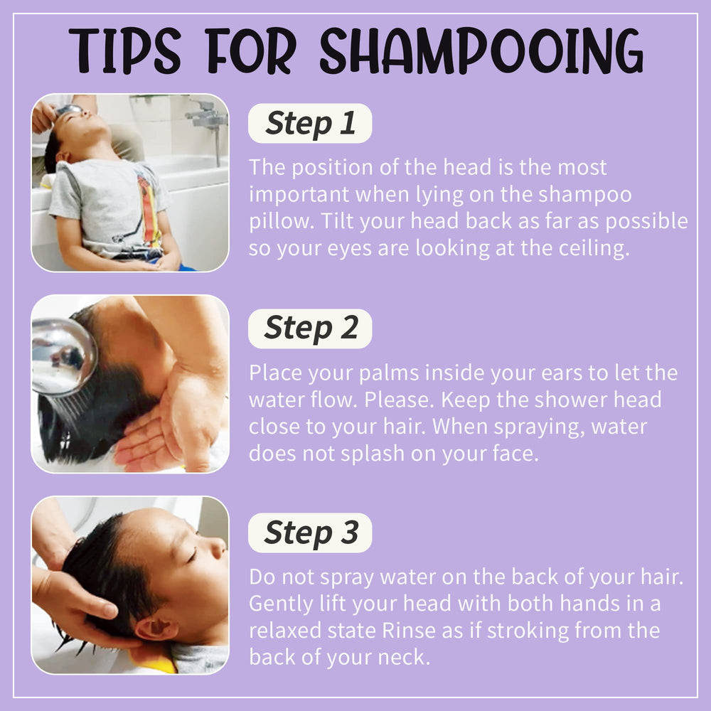 KAMKKO Toyture Shampoo Bowl suitable for elderly users avoiding facial water splash